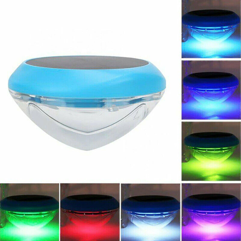 Solar RGB Pool & Pond Light — Color Changing, Waterproof