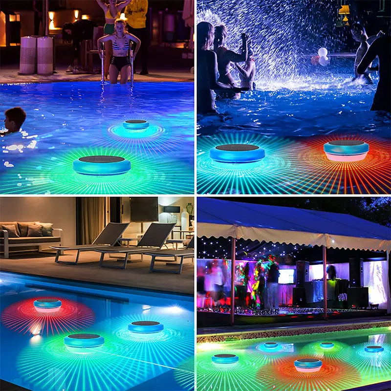 Solar RGB Pool & Pond Light — Color Changing, Waterproof