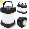 Solar Camping Lantern & Phone Charger — 2-Pack Collapsible LED