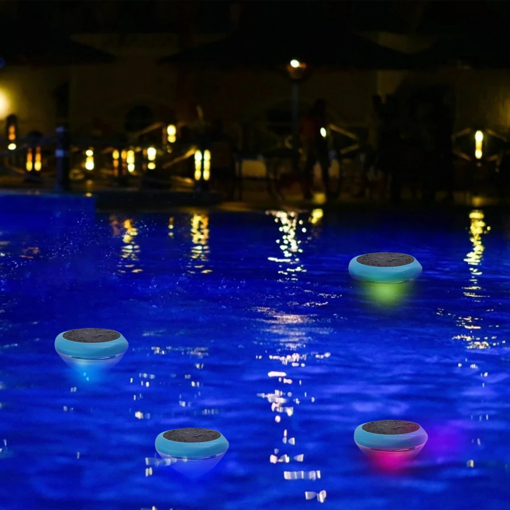 Solar RGB Pool & Pond Light — Color Changing, Waterproof