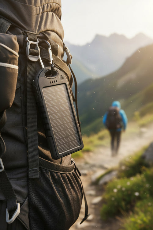 5000mAh Solar Power Bank Phone Charger (2-Pack)