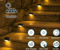 8-Pack Solar Deck & Step Lights — Outdoor Waterproof LED