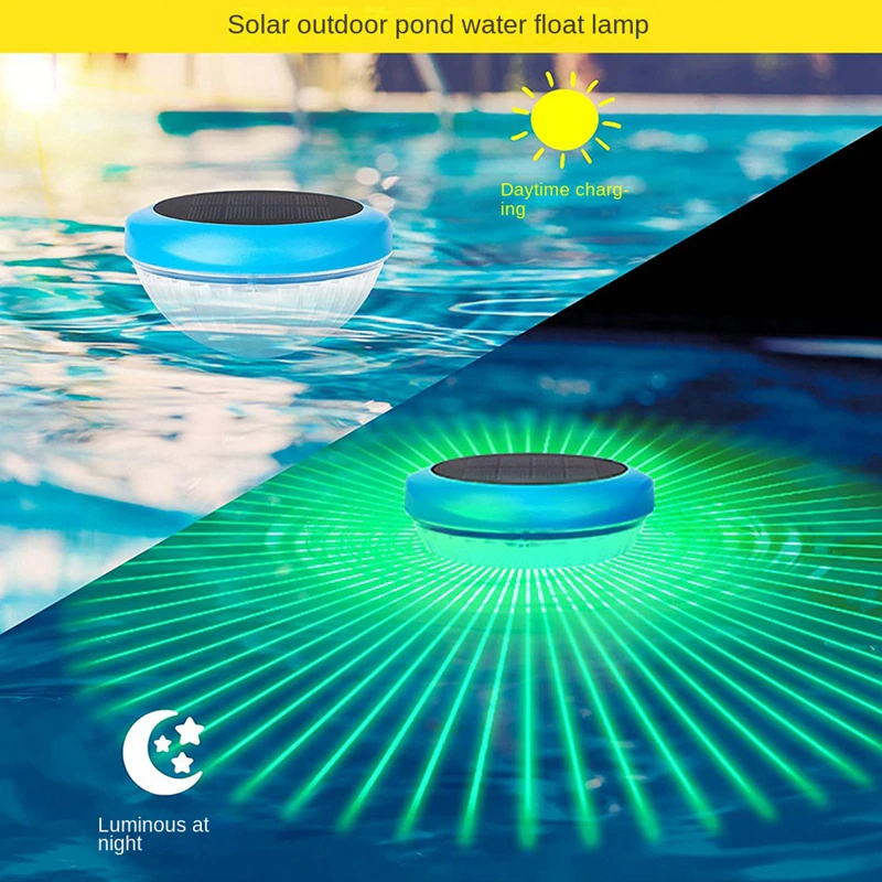 Solar RGB Pool & Pond Light — Color Changing, Waterproof