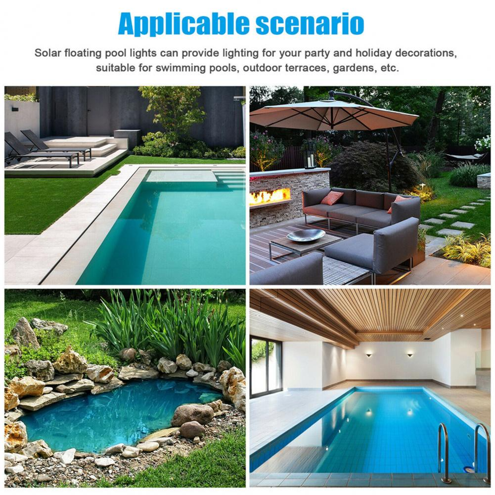 Solar RGB Pool & Pond Light — Color Changing, Waterproof