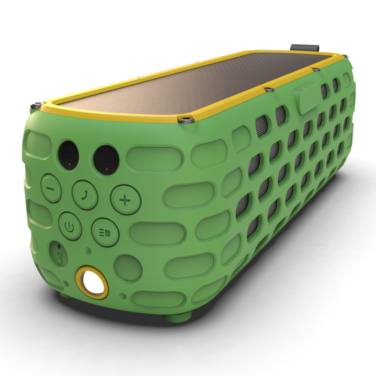 Solar Waterproof Bluetooth Speaker with USB Charging